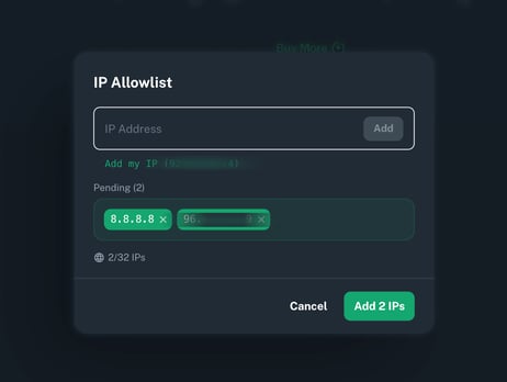 IP Whitelist Photopea